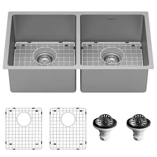 Karran 32" Undermount Kitchen Sink Kit