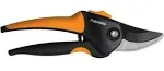 Fiskars Inc Softgrip Bypass Pruner- Black-orange 10.5 Inch.