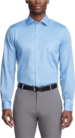 Van Heusen Men's Regular Fit Flex Collar Stretch Dress Shirt