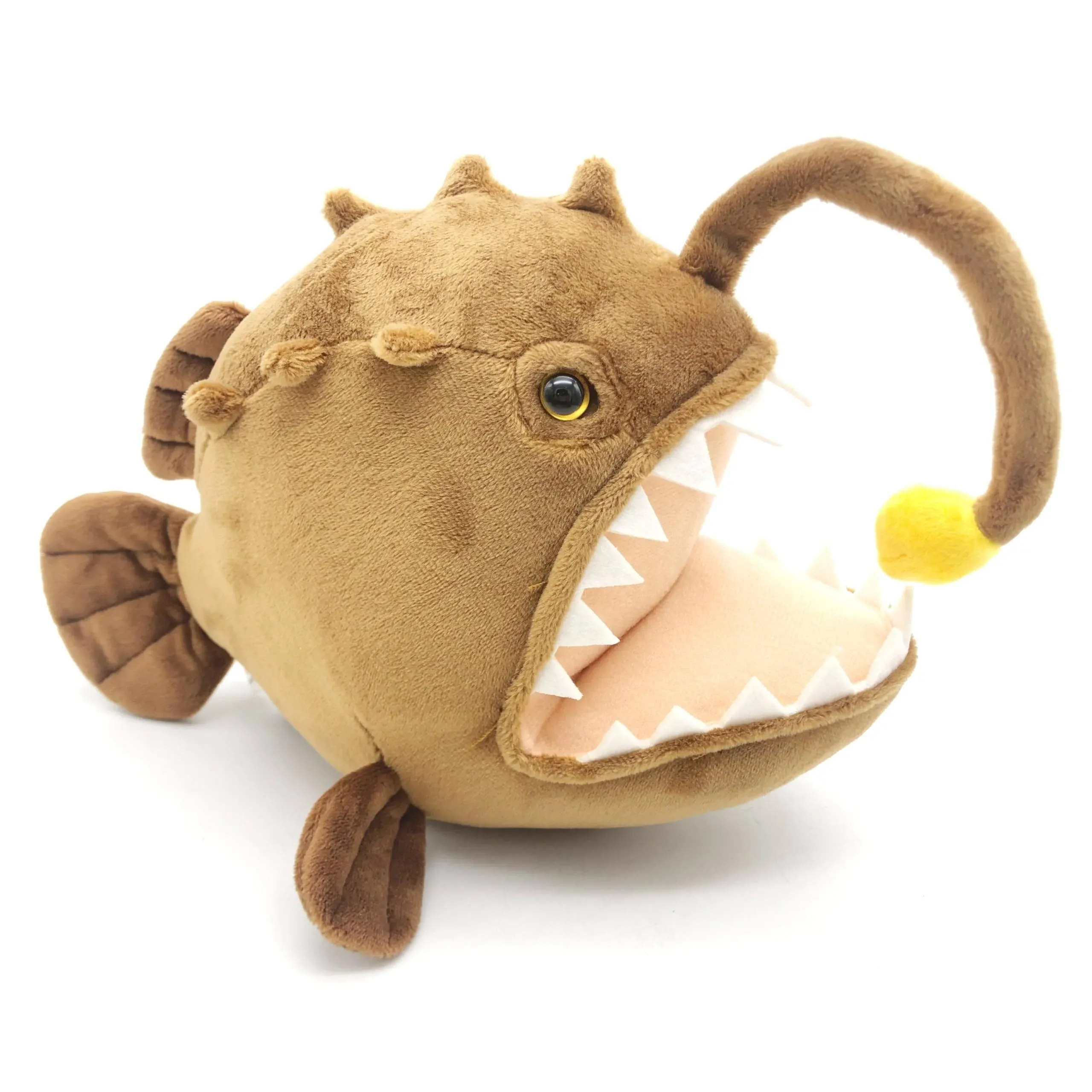 JIANEEXSQ Realistic Angler Fish Stuffed Animal Doll, Simulation Anglerfish 