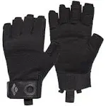 Black Diamond Crag Half-Finger Gloves - Black