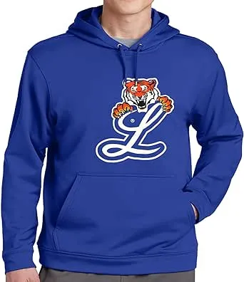 Tigres Del Licey Tiger Logo Hoodies, Men's, Size: Large, Blue