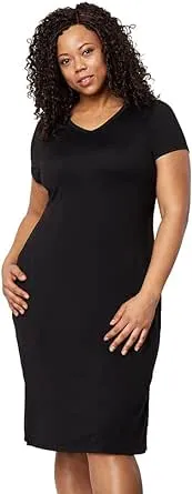 32 DEGREEES Women’s Cool T-Shirt Dress | Moisture Wicking | Ultra-Soft | Anti - Odor | Side Slits