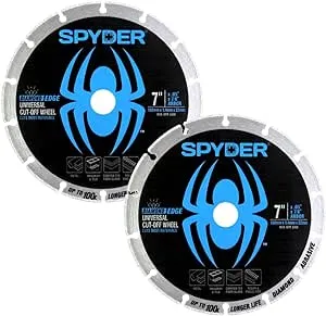 Spyder Diamond Edge Diamond 7-in Cut-Off Wheel 2-Pack