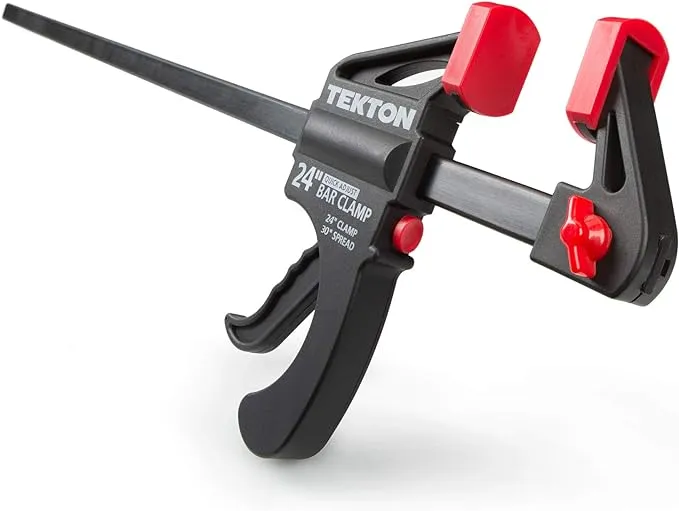 TEKTON 24 Inch Ratchet Bar Clamp / 30 Inch Spreader | 39184