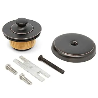 Lift and Turn Bathtub Tub Drain Assembly, Conversion Kit, Trim Waste and Single Hole