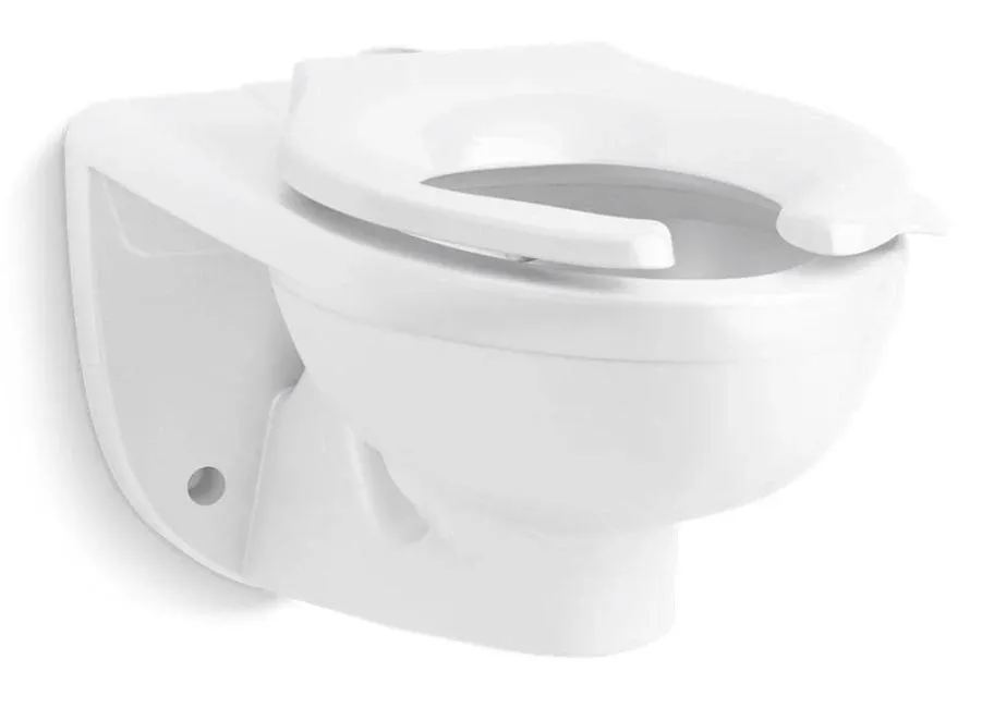 KOHLER Kingston Ultra Wall-Mount Top Spud Flushometer Bowl