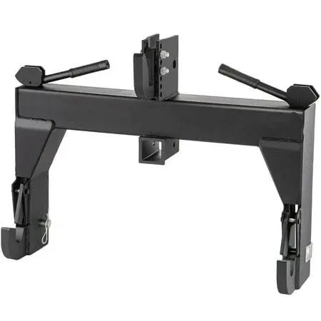 Bentism 3-Point Quick Hitch, 3000 lbs Lifting Capacity Tractor Quick Hitch , Adaptation to Category 1 & 2 Tractors, No Welding & 5 Level Adjustable