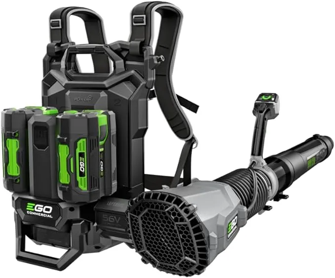 EGO Power+ LBPX8004-2 Backpack Blower Kit 800 CFM with 2X 6Ah Battery & 280W Dual Port Charger