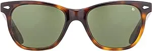 AO Saratoga Sunglasses - Tortoise - Calobar Green AOLite Nylon Lenses - 52-19-145