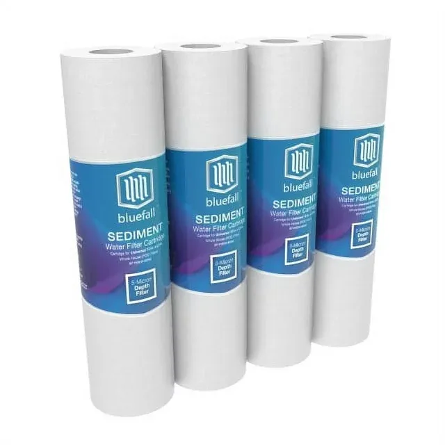 5-Micron Sediment Water Filter Replacement Cartridge for 10 in. x 2.5 in. (POE) Whole House Systems 4 Pack