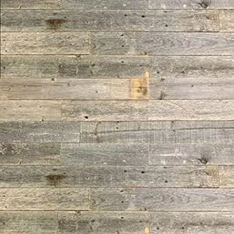 BarnwoodUSA Real Reclaimed Wood Wall Planks for Nail Up Application | Rustic Farmhouse Board Panels DIY Solution Shiplap Style Accent Natural Weathered Gray 3 Square Feet