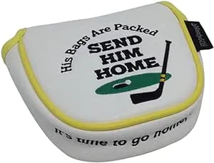 Send Him Home Embroidered Putter Cover - Mallet