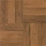 Achim Tivoli 3 Finger Med. Oak Parquet 12x12 Self Adhesive Vinyl Floor Tile - 45 Tiles/45 Sq ft.