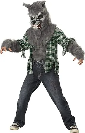 Howling at the Moon Werewolf Boys Costume size Large 10-12