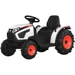 Best Ride On Cars Bobcat Farm Tractor 12V, White