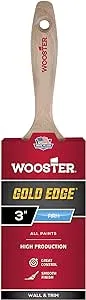 Wooster 5232-3 Edge Varnish, 3 Inch, Gold,White