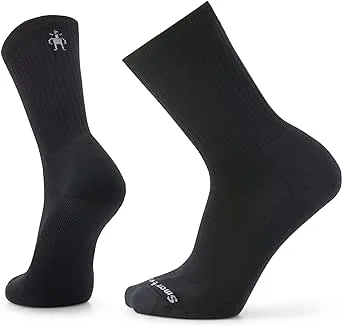 Smartwool Everyday Solid Rib Crew Socks - Black