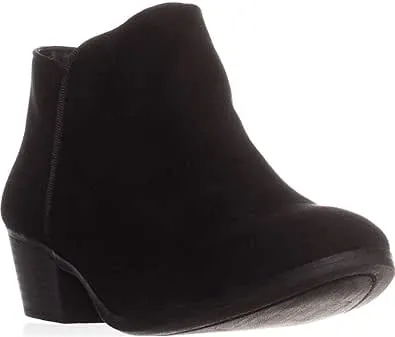 Style Co Wileyy Ankle Booties Black Smooth Black Micro 8.5M