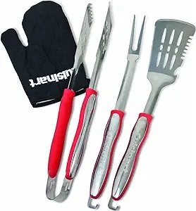 Cuisinart 3 Piece Grilling Tool Set with Grill Glove