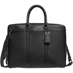 Coach Metropolitan Slim Briefcase - Black