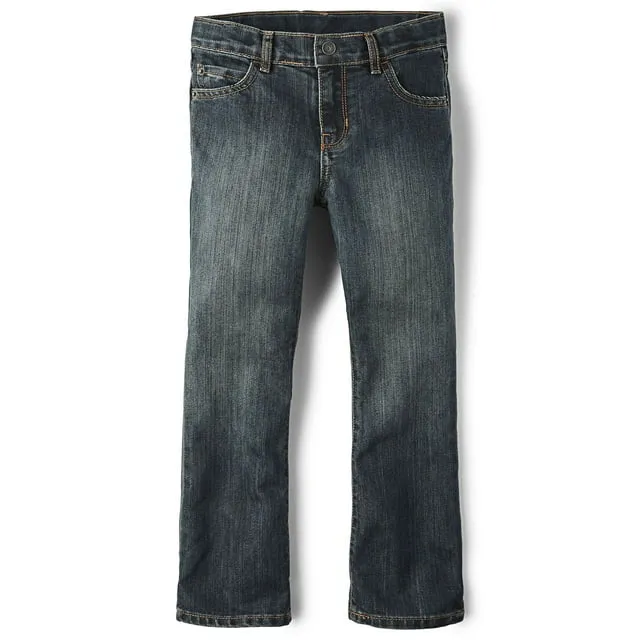 The Children's Place Boys' Basic Bootcut Jeans