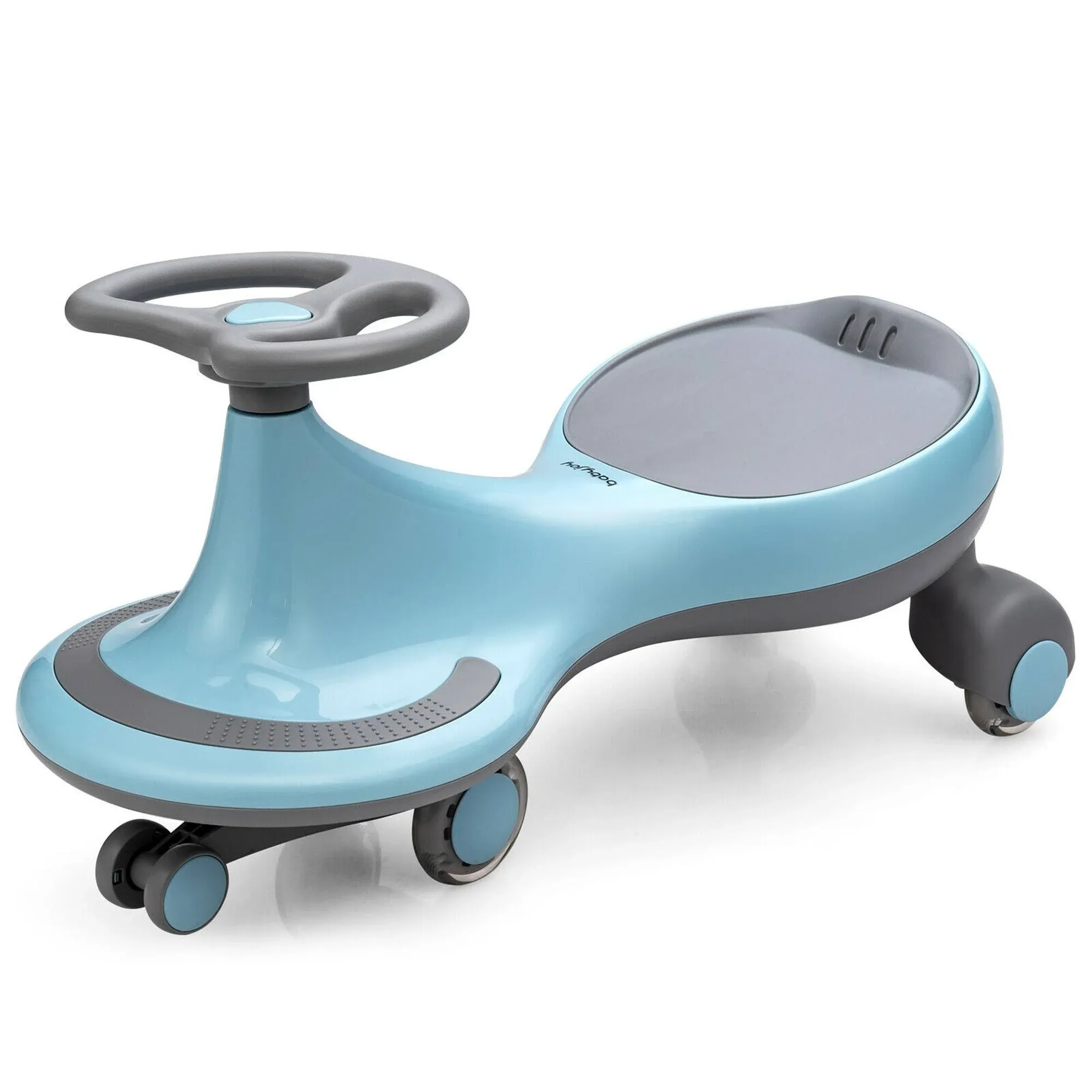 Costway Wiggle Car Ride-on Toy with Flashing Wheels