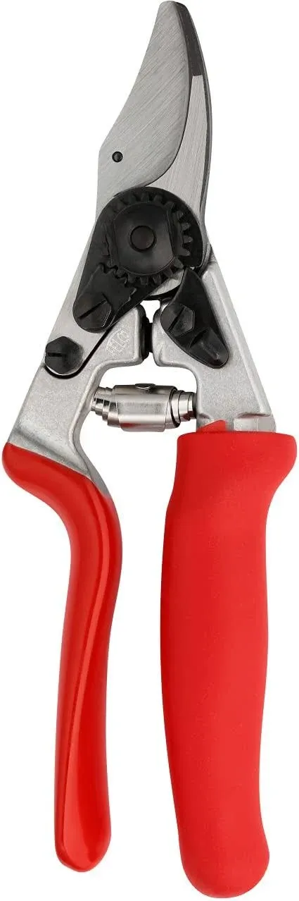 Felco Pruning Shears (F 17) - High Performance Swiss Made Left-Handed One-Hand Garden Pruner with Steel Blade