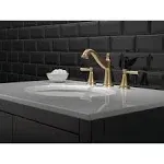 Delta 35777LF-CZ Mylan 2 Handle Widespread Bathroom Faucet, Champagne Bronze