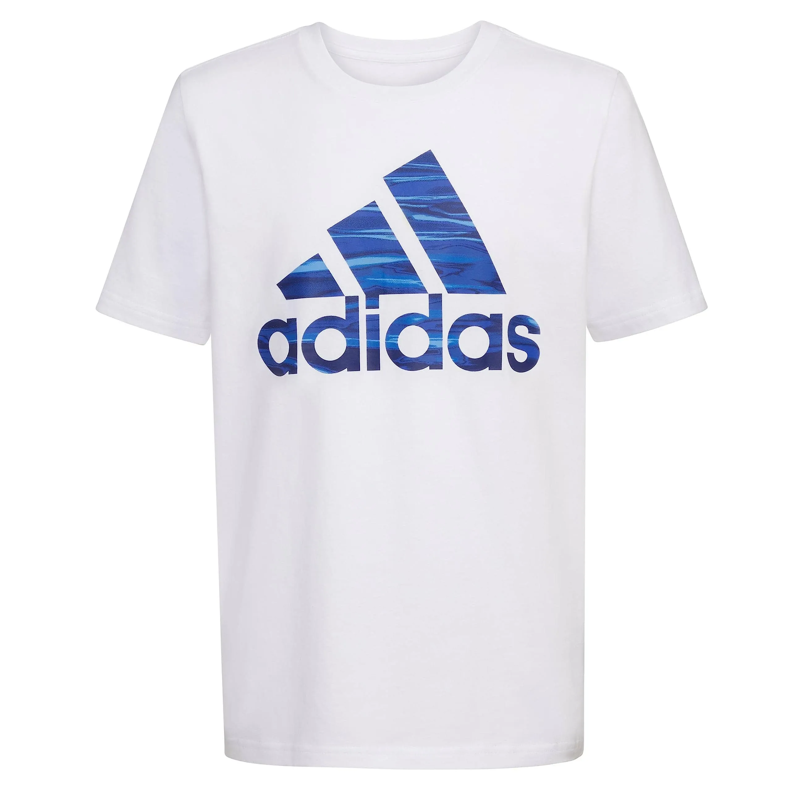 Adidas Boys' Short Sleeve Cotton Camo Bos Logo T-Shirt