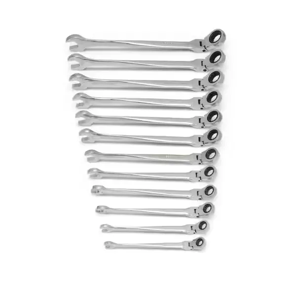 GearWrench 12 Piece X-Beam Flex Combination Ratcheting Wrench Set