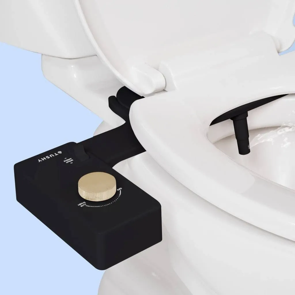 TUSHY Classic Bidet 3.0 Black/Gold