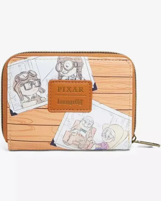 Loungefly Disney Pixar Up Carl & Ellie Photos Mini Zipper Wallet NWT! - New Women ...