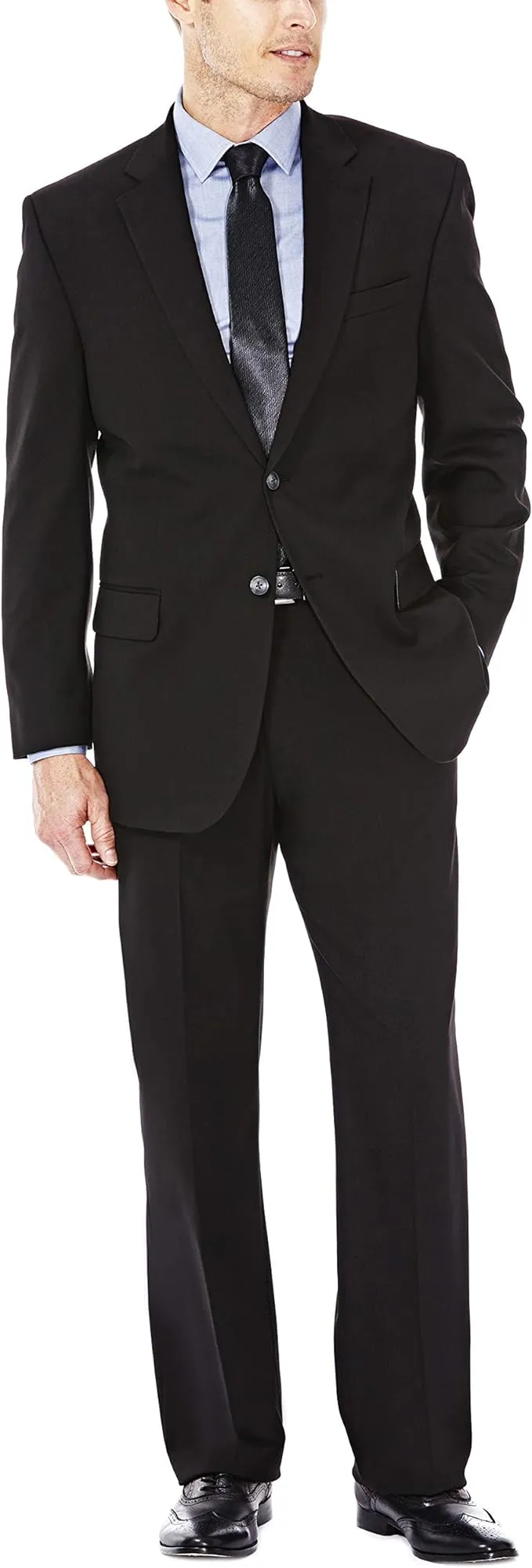 Haggar Men's Premium Stretch Classic Fit Suit Separates - Pants & Jackets