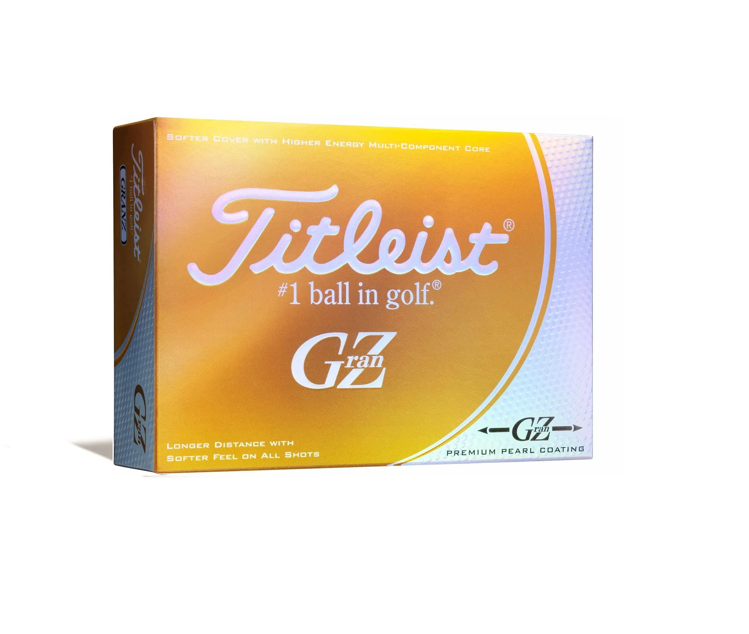 TITLEIST Golf Ball GRANZ 1ZGPJ 1 Dozen (12 pieces) Premium Gold Pearl New Japan