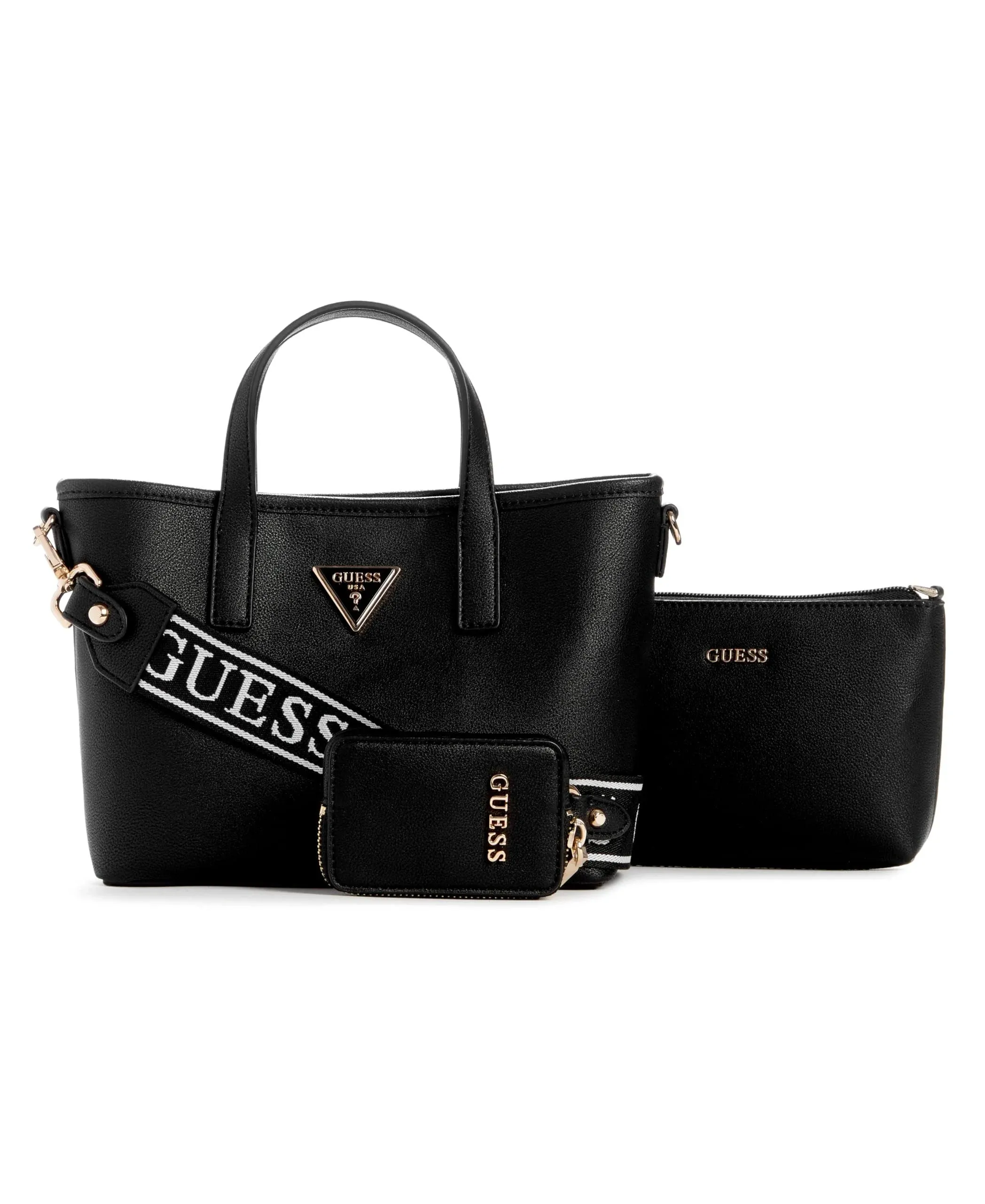 Guess Latona Mini Tote in Black