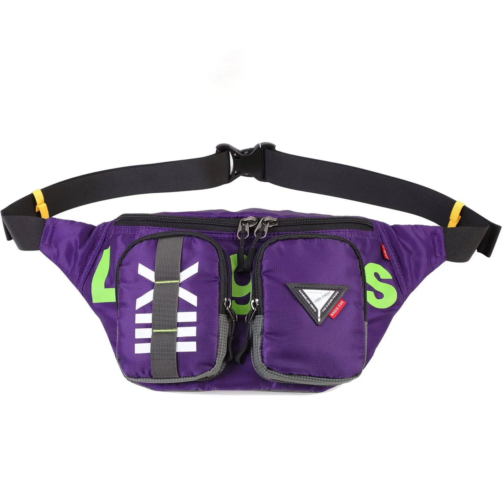 Evangelion Crossbody Fanny Pack - Waist Bag Belt Bags Shoulder Chest Bags