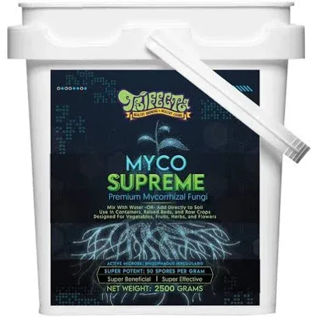 Mycorrhiza for Soil, Root Stimulator for Plants, Ultra Concentrated Mycorrhizae for Plants Strong Roots & Living Soil, Trifecta Myco Supreme Plant