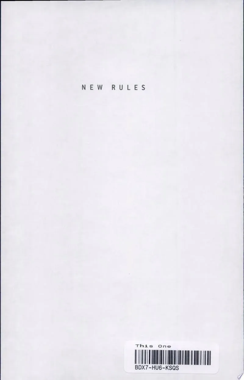 New Rules: Polite Musings from a Timid Observer