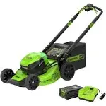 Greenworks 21" Cordless Battery Self-Propelled Lawn Mower 2541302