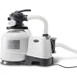 Intex - 2800 GPH Above Ground Pool Sand Filter Pump with Automatic Timer