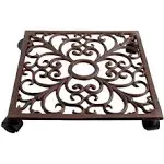 Esschert Design Plant Trolley - Square Cast Iron