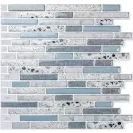 Art3d Peel and Stick Kitchen Backsplash Self-Adhesive Wall Tile Stone, 10 Sheets