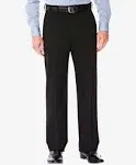 Men's J.M. Haggar Premium Classic-Fit Flat-Front Stretch Suit Pants - Black - 40x29