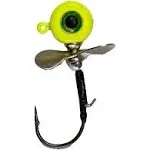 Jenko JBTWB032-C Big T Whirly Bird Chartreuse 1/32oz Spinning Jigheads (3 Pack)