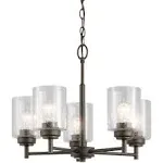 Kichler Winslow 5 Light Chandelier Olde Bronze - 44030OZ