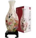 3D Puzzle Vase Unique Flower Vase Made by 160 Curved Plastic Puzzle Pieces Ho...