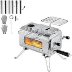 KingCamp Surefire Stove Stainless Steel Frame Hot Tent Stove M