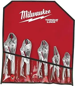 Milwaukee 5-Pc. Torque Lock Locking Pliers Set, Model Number 48-22-3695