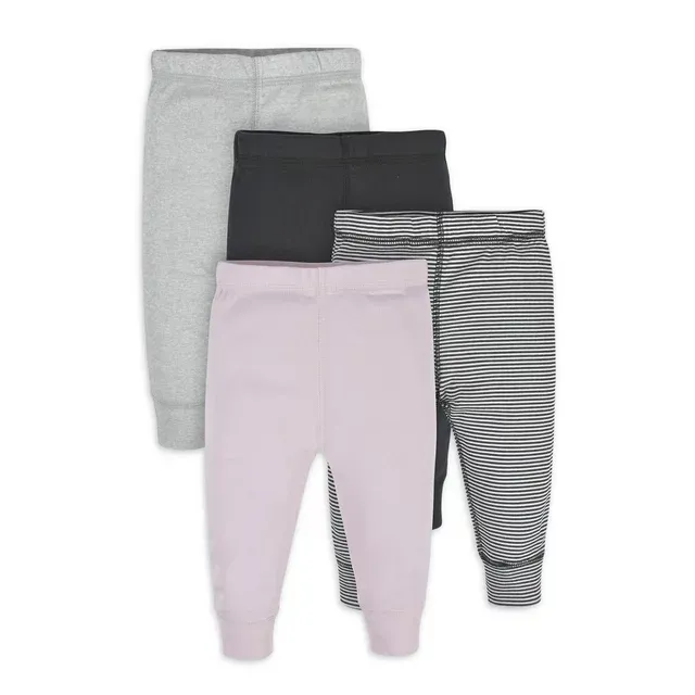 Gerber Baby Girls 4-Pack Active Pants